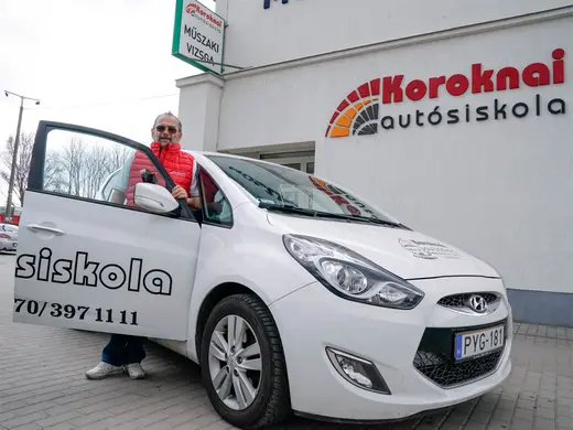 Hyundai ix20 oktatójármű
